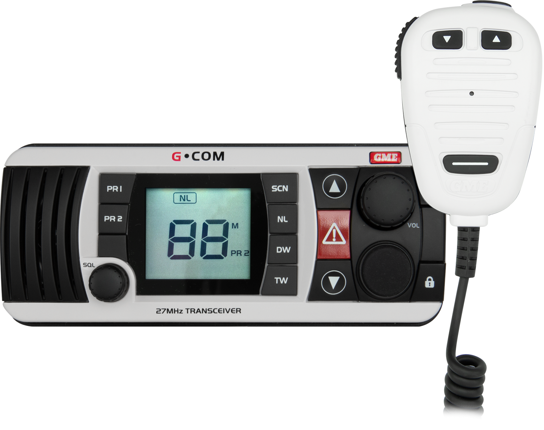 27MHZ FIXED MOUNT MARINE RADIO - WHITE