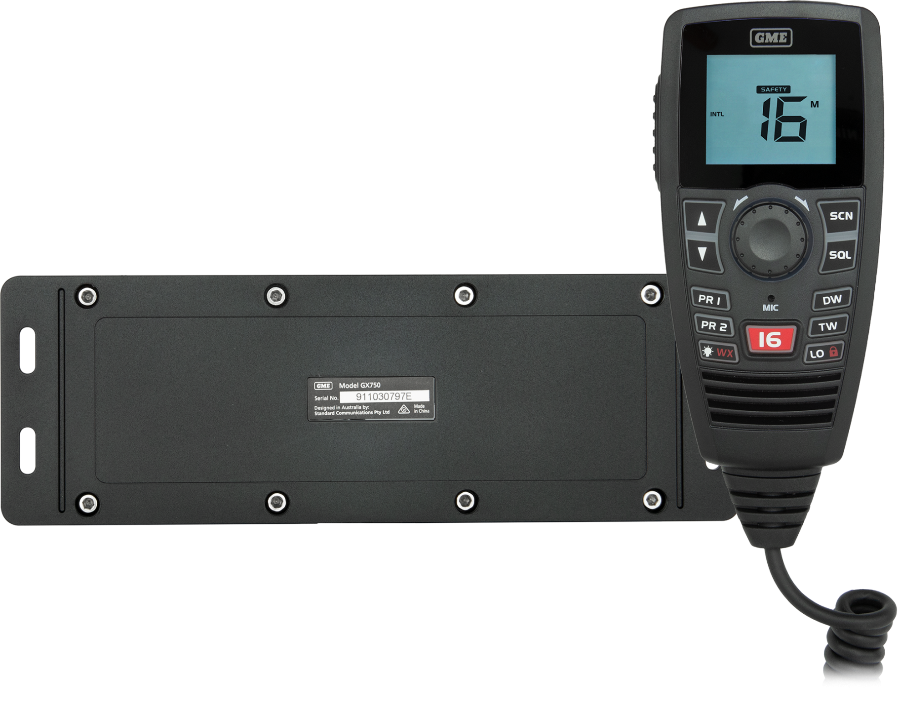 BLACK BOX VHF MARINE RADIO - BLACK