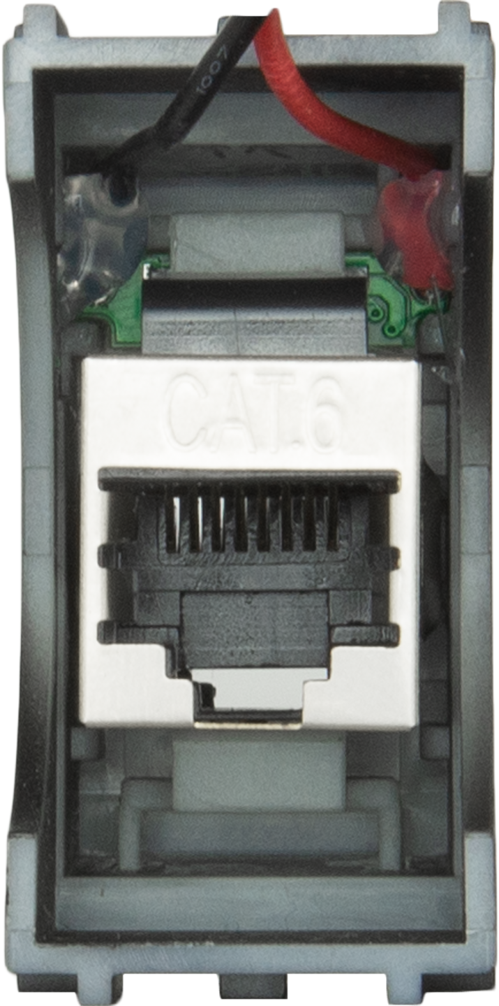 RJ45 PASS-THROUGH ADAPTOR - TYPE 3 (WHITE)