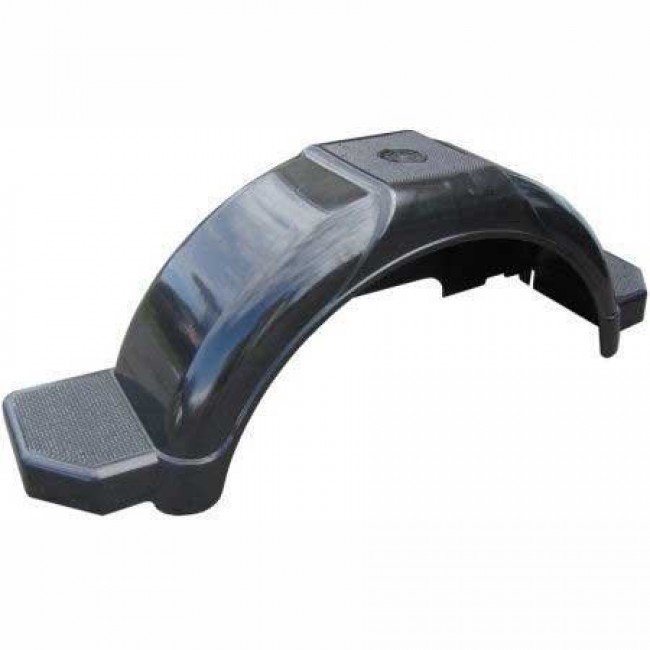 Black Plastic Guard 14 Inc Mudflap (WASSON)