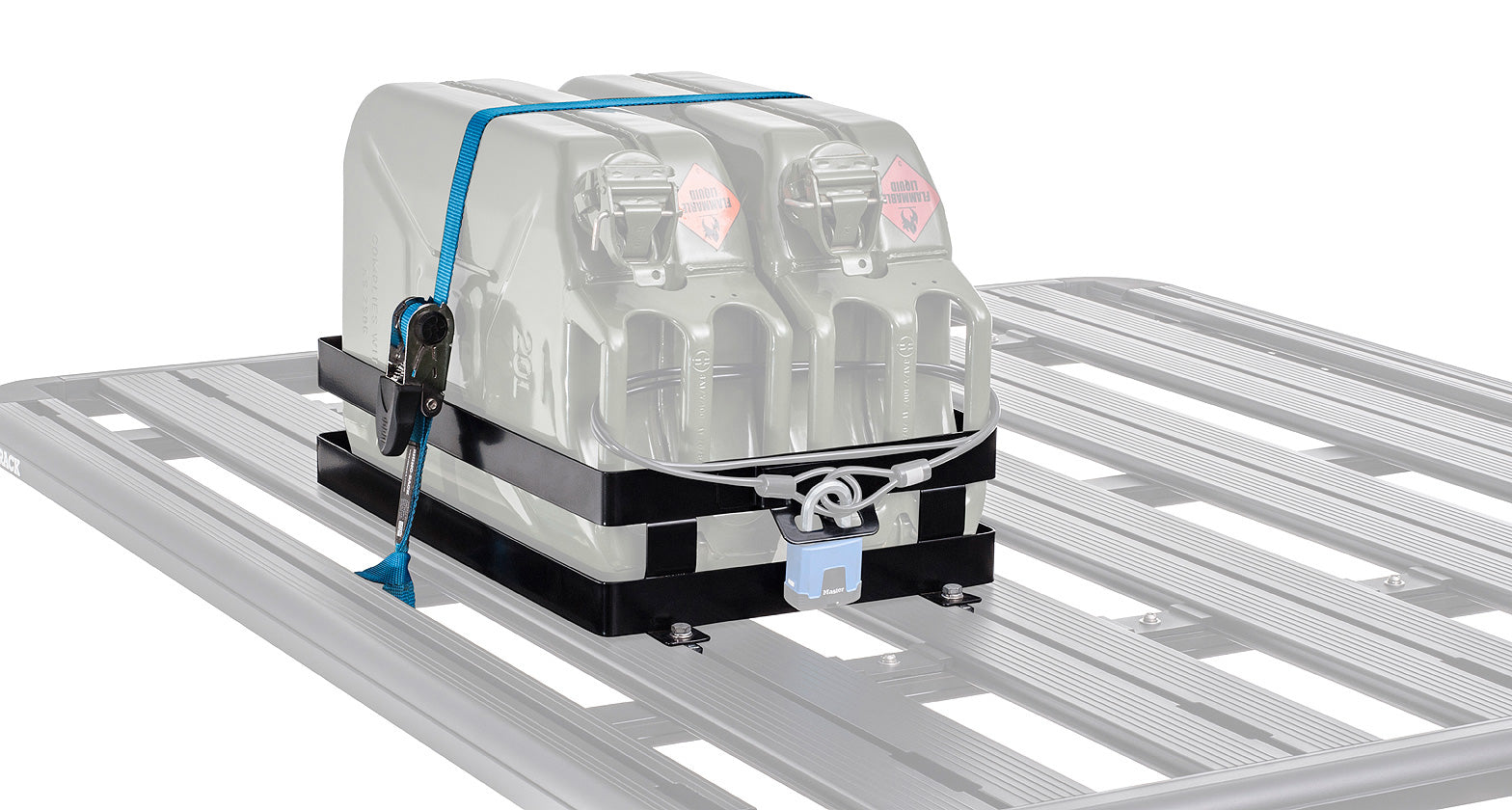 DOUBLE HORIZONTAL JERRY CAN HOLDER