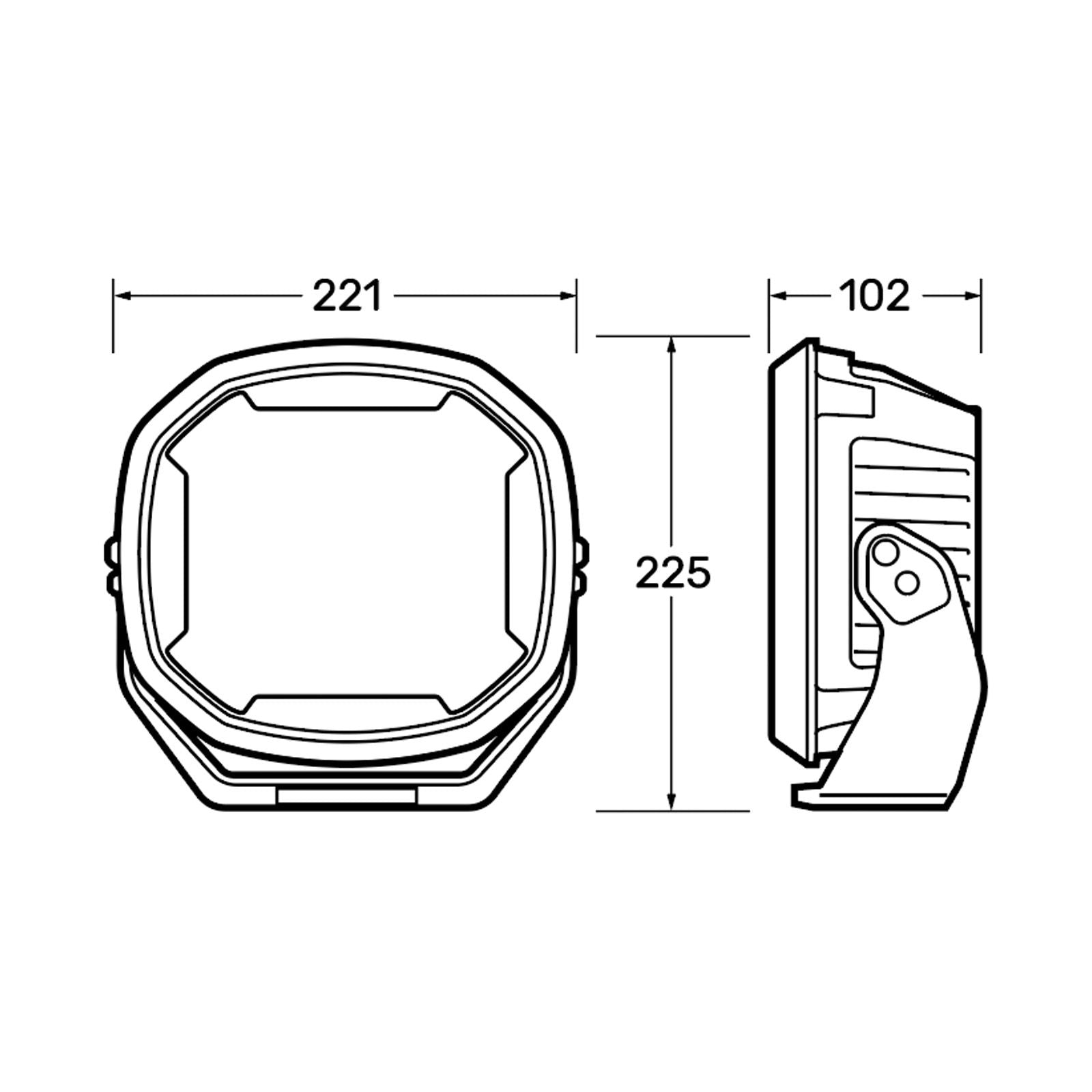 12/24V 9" EX2 DRIVING LIGHT ( PAIR )