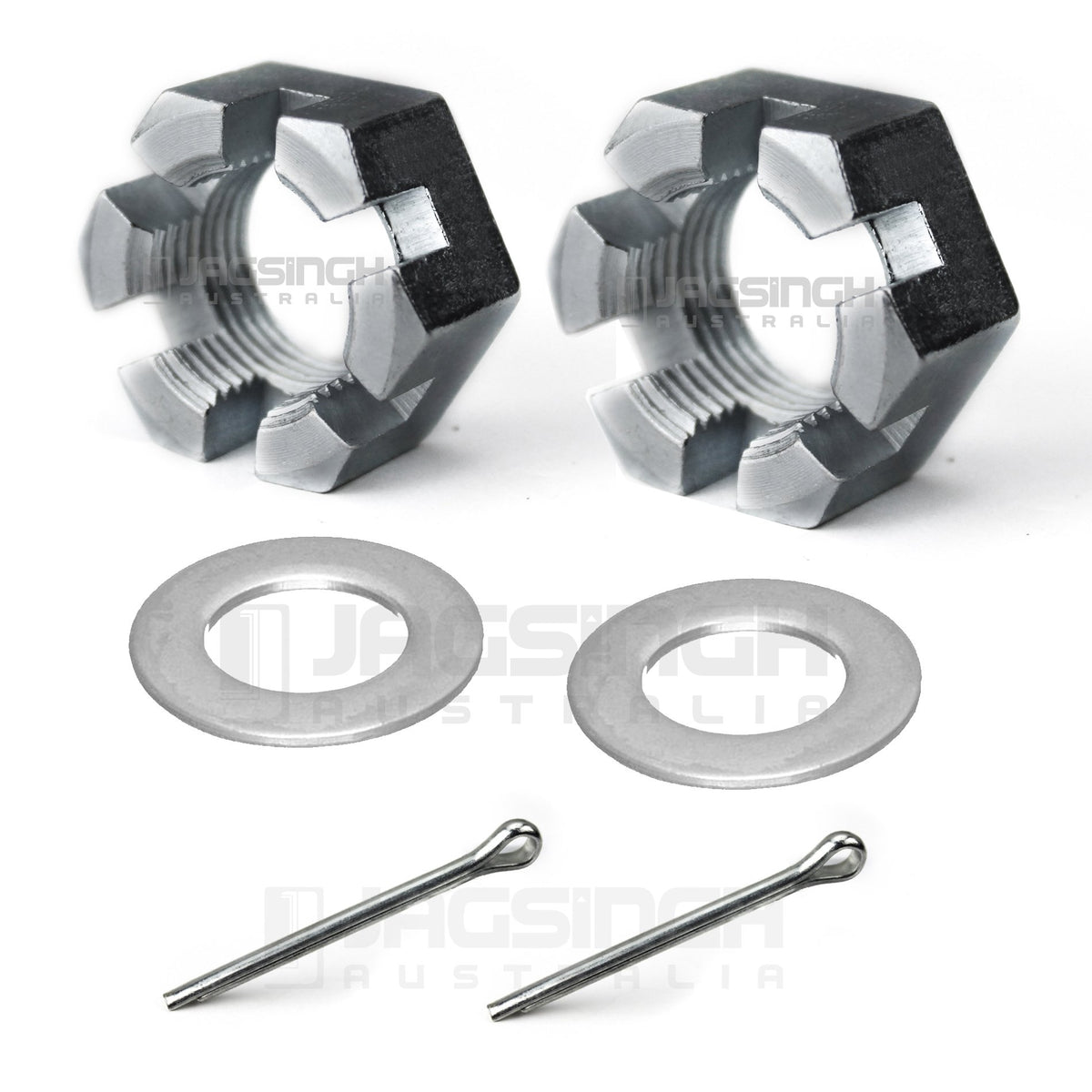 Axle Castle Nut Kit 50 mm