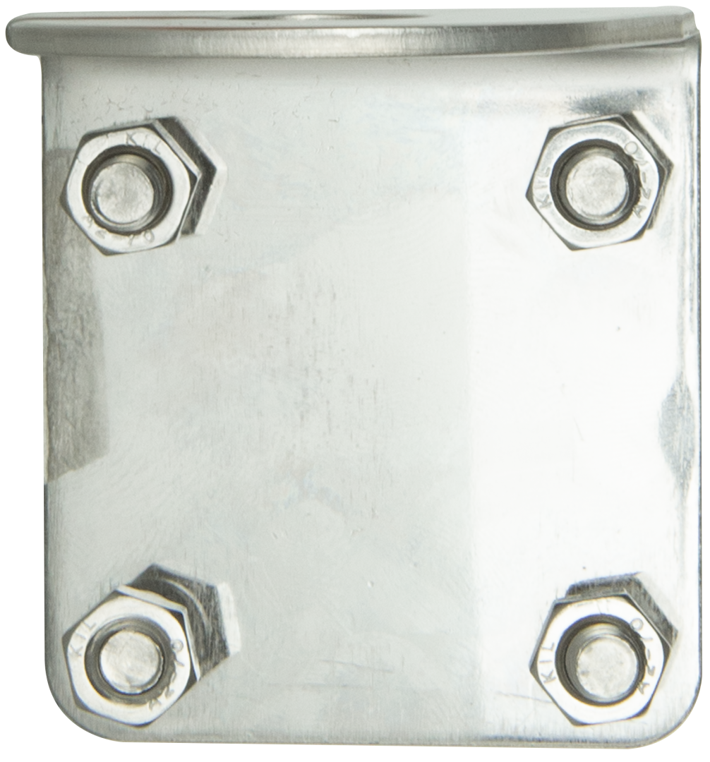 2.5mm Stainless Steel Mirror Mount With Cable Slot