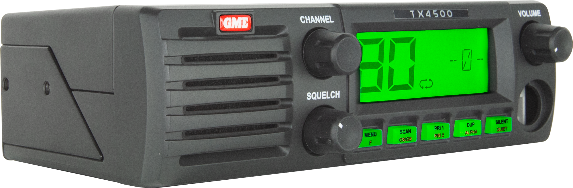 5 Watt, 80 Channel Fully Featured Din Mount Uhf Radio W/Scansuite