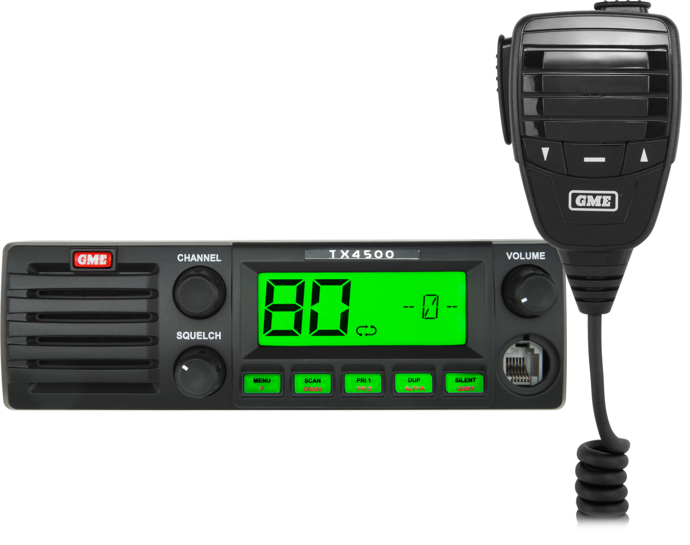 5 Watt, 80 Channel Fully Featured Din Mount Uhf Radio W/Scansuite