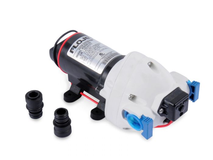 FLOJET 12V TRIPLEX PUMP C-TICK QUAD FITTINGS