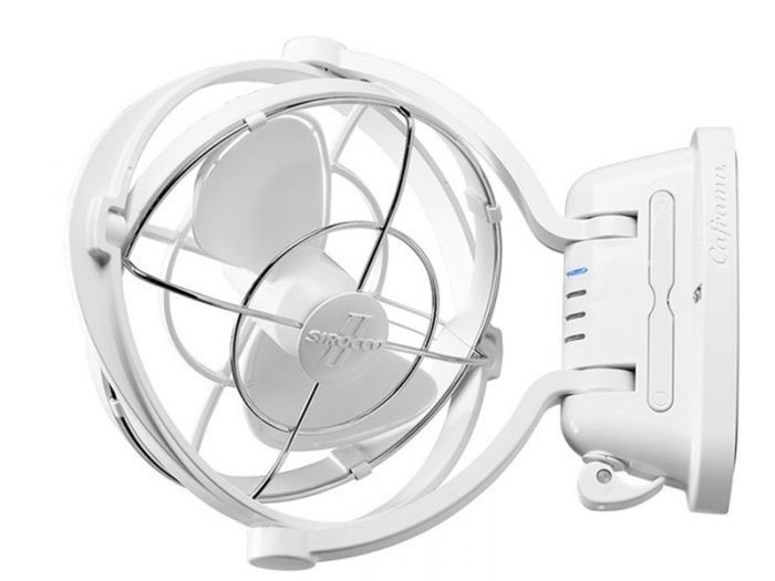 SIROCCO FAN 12/24V 3 SPEED - WHITE