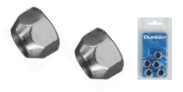 Wheel Nut 7/16"" (HT) (Pack of 5) (Clam Shell)