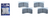 MECHANICAL STAINLESS STEEL BRAKE PAD SET (4)