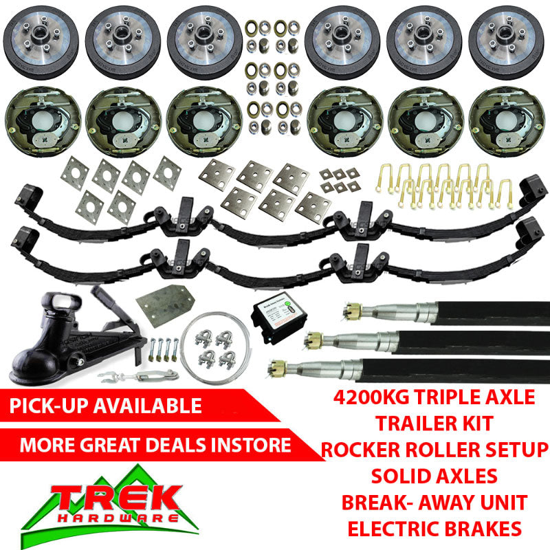 4200kg Kit, Rocker Roller, Elec Tri-Axle - Trek Hardware