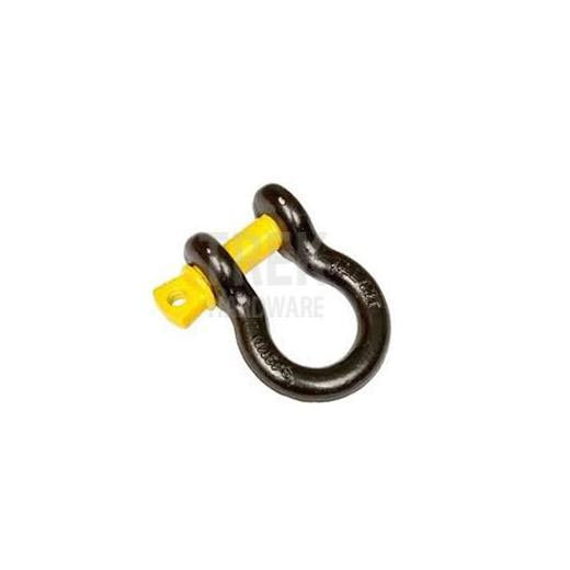 4Wd Bow Shackle 4750kg Black/Yellow