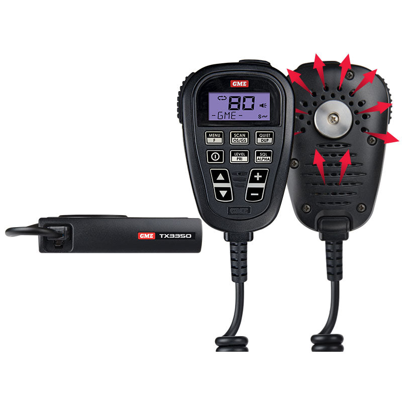 5 Watt, Compact UHF CB radio with SoundPath speaker microphone - Trek Hardware