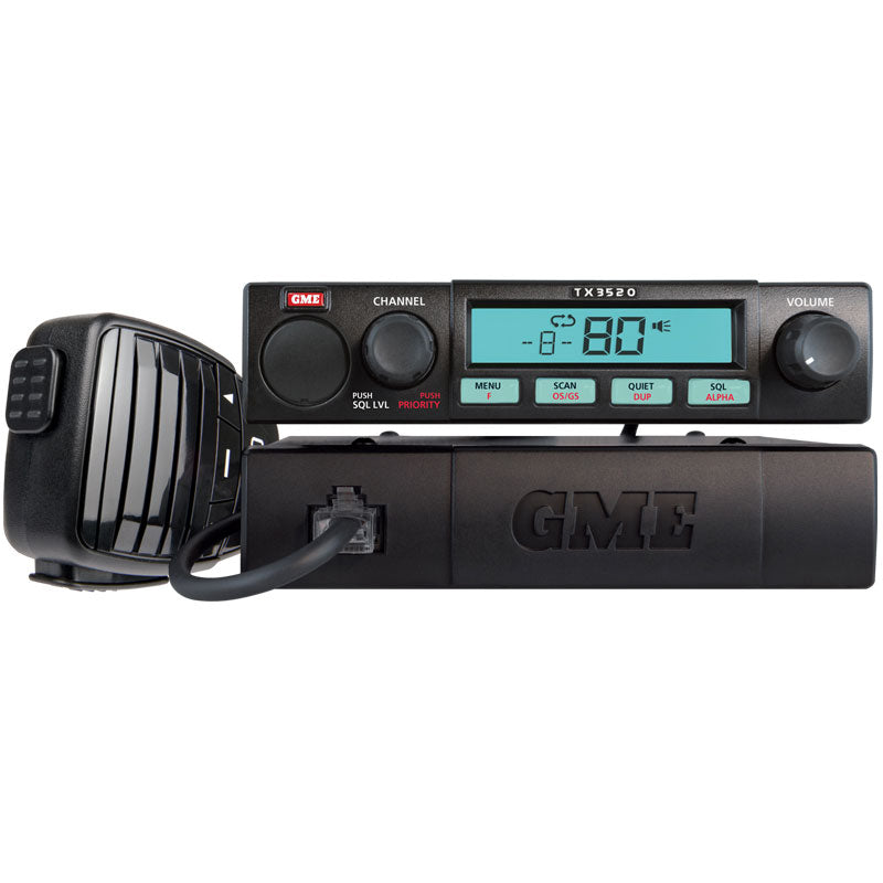 5 Watt, Compact fully featured remote mount UHF CB radio with ScanSuite - Trek Hardware