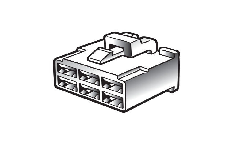 MALE QUICK CONNECTOR HOUSING (2 PACK)