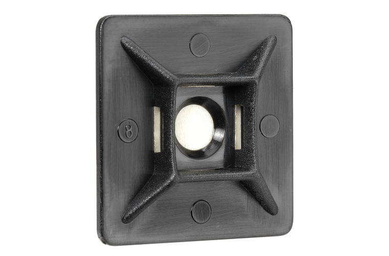 BLACK U.V. WEATHER RESISTANT CABLE TIE MOUNTS