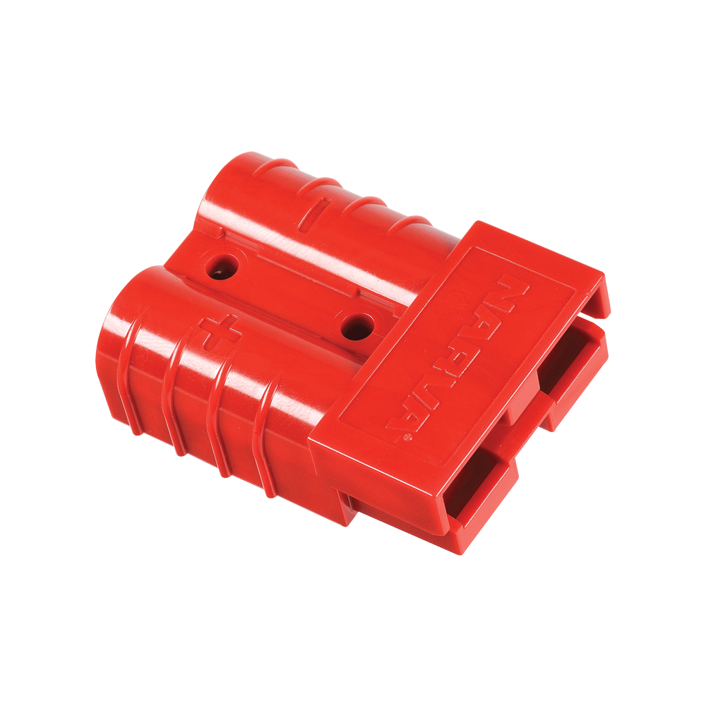 HEAVY-DUTY 50 AMP CONNECTOR HOUSING RED