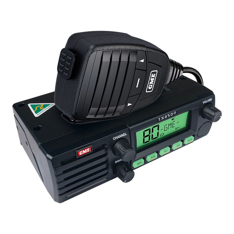 6 Watt, 80 Channel Fully Featured DIN Mount UHF Radio w/ScanSuite - Trek Hardware