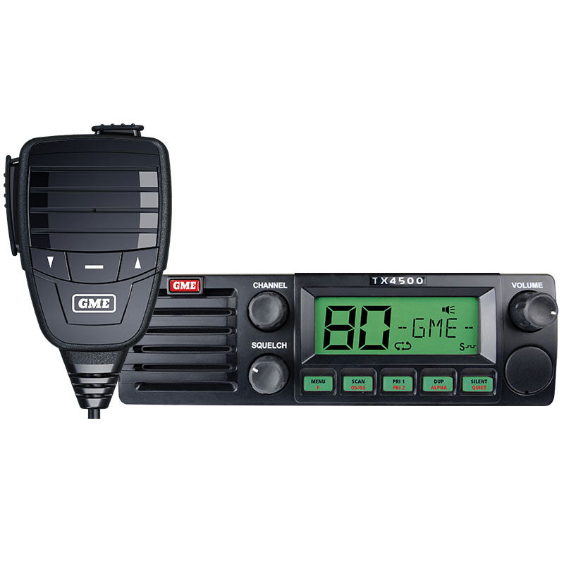 6 Watt, 80 Channel Fully Featured DIN Mount UHF Radio w/ScanSuite - Trek Hardware
