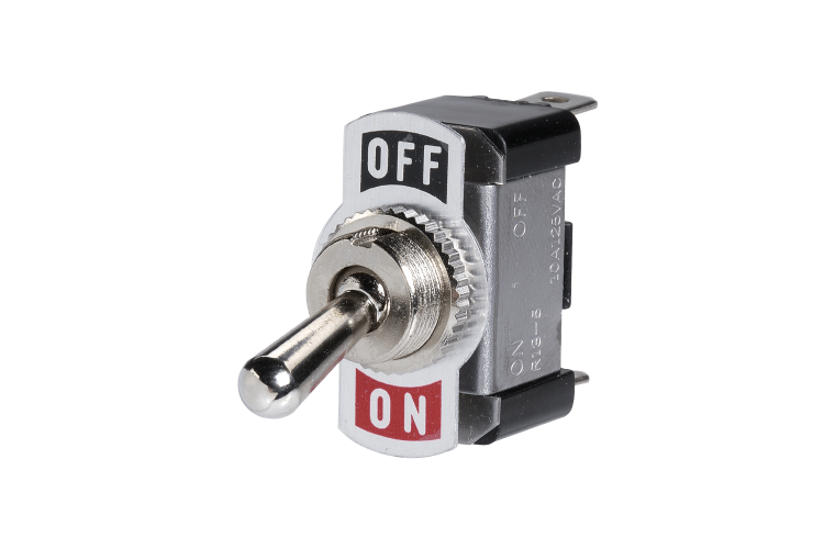 Metal Toggle Switch with Tab