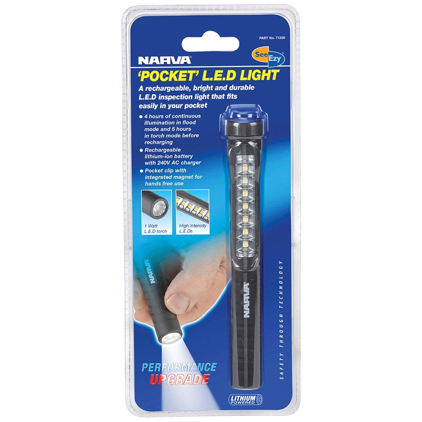 Pocket' Rechargeable LED Inspection Light