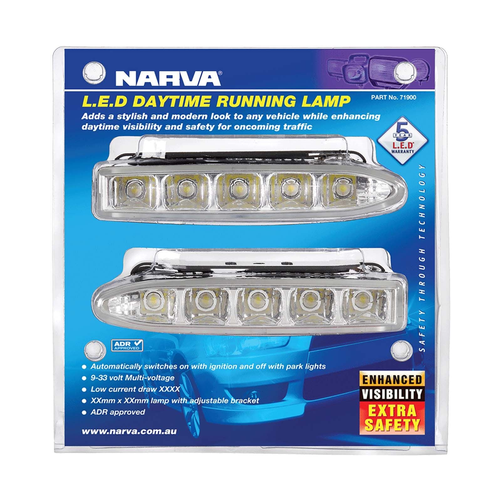 Slimline LED Daytime Running Lamp Kit