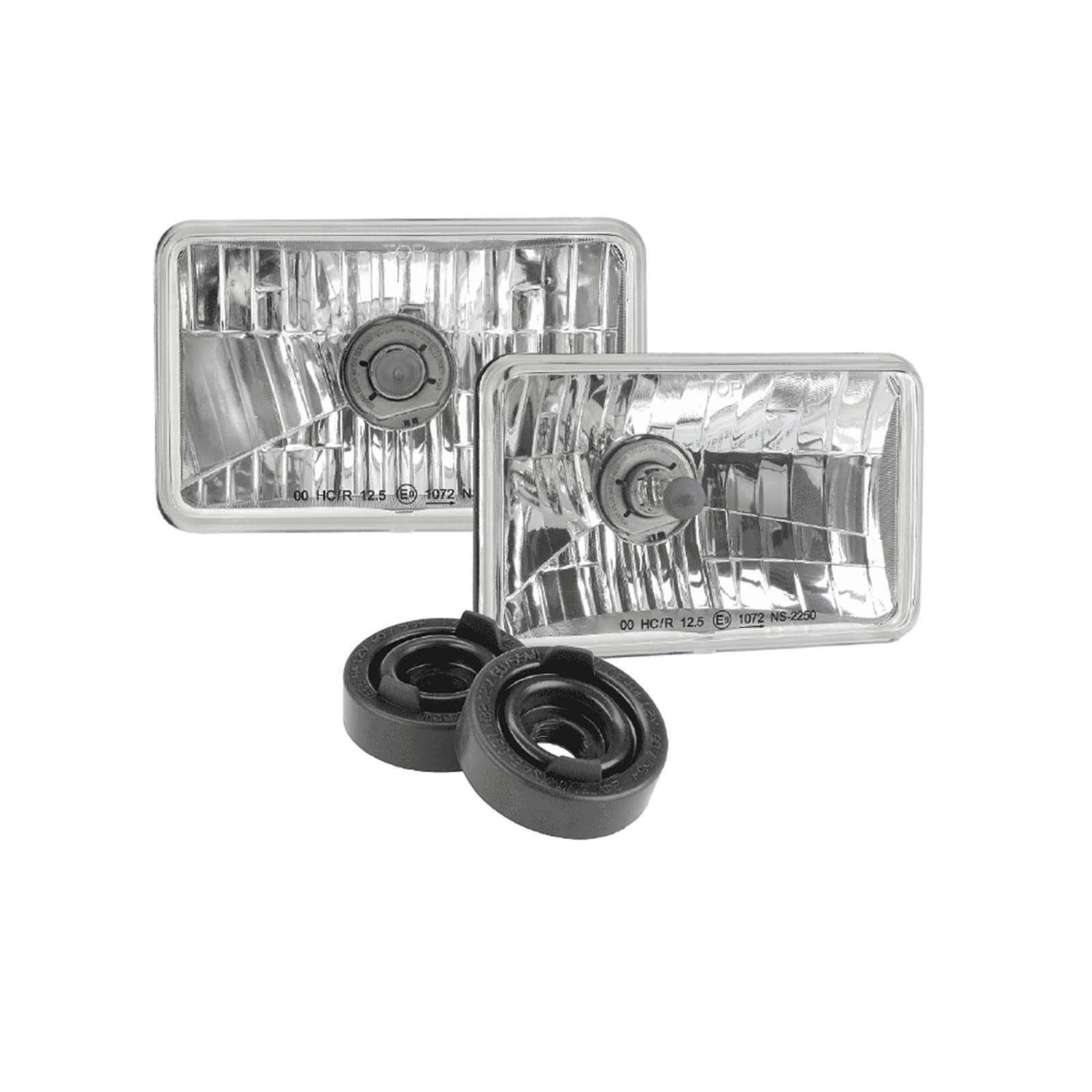 Halogen Headlamp - H4 Conversion Kit - 165 x 100mm High/Low Beam Free Form