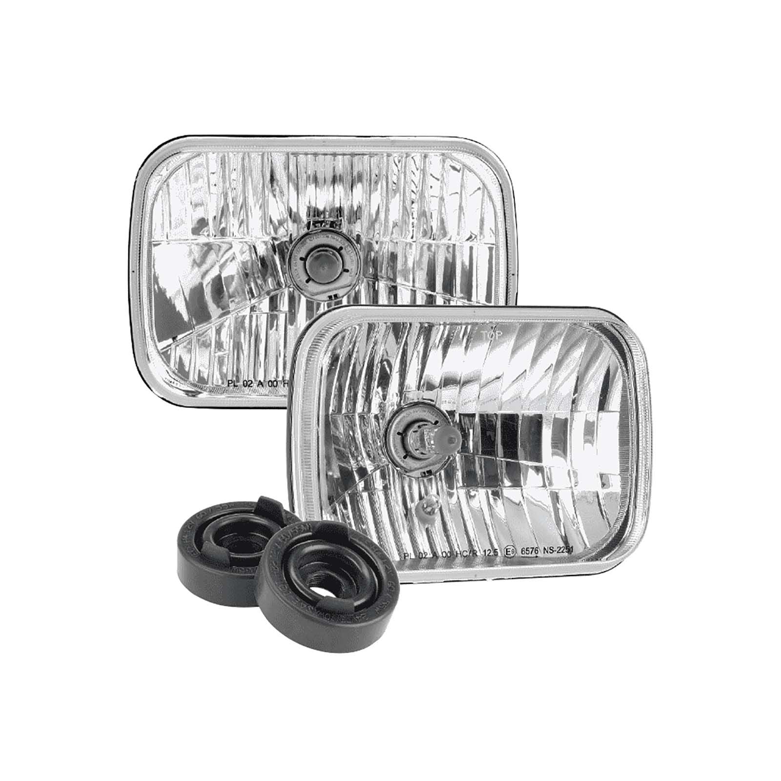 Halogen Headlamp - H4 Conversion Kit - 200 x 142mm High/Low Beam Free Form