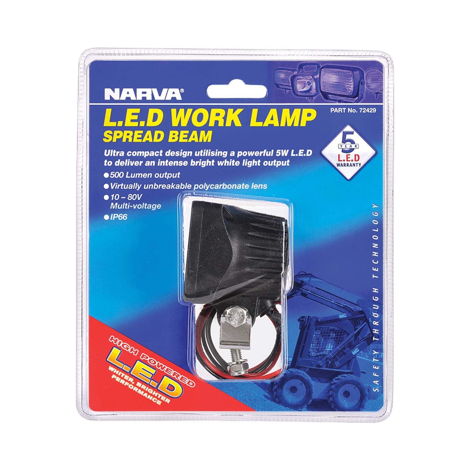 10-80V LED Work Lamp - Trek Hardware