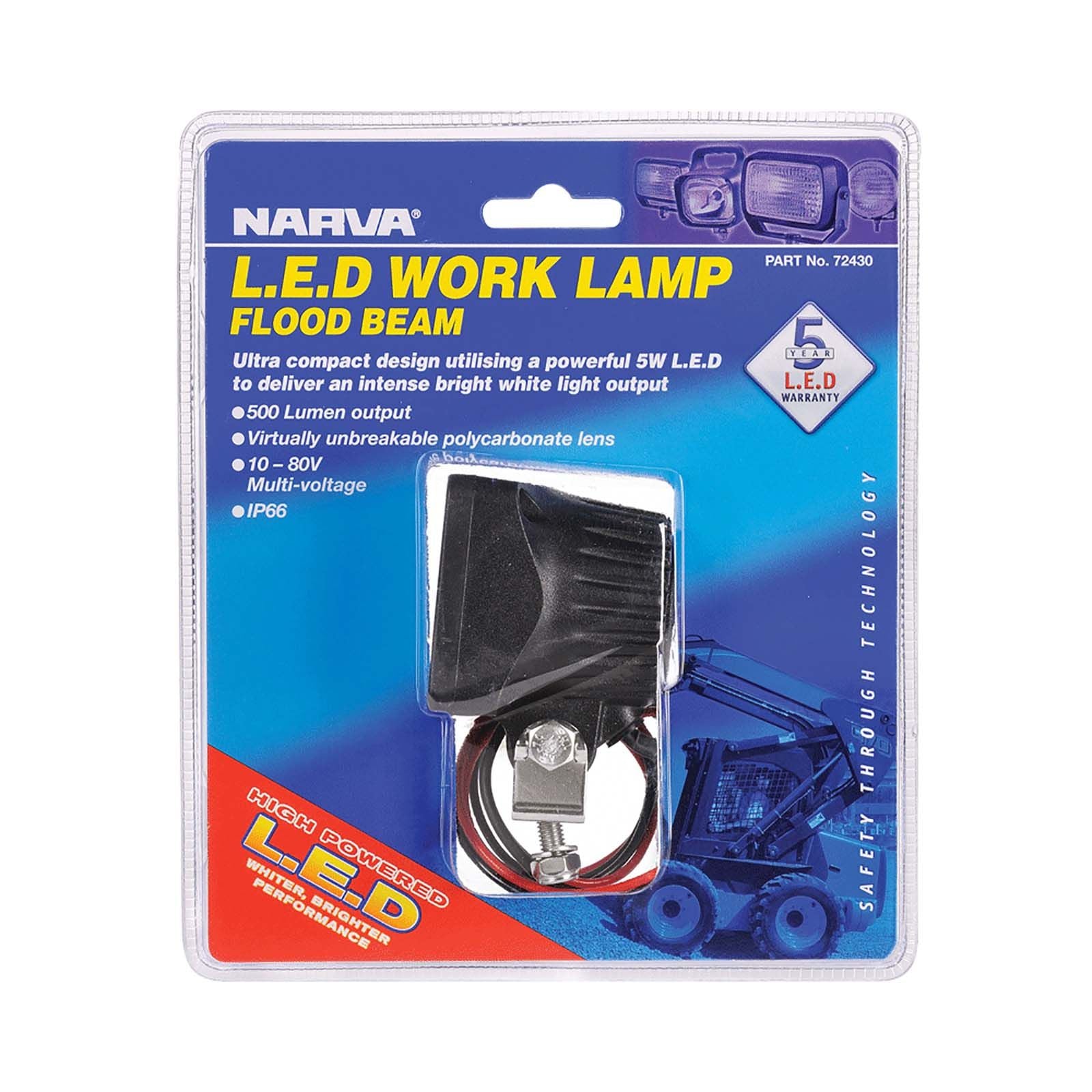 10-80V LED Work Lamp - Trek Hardware