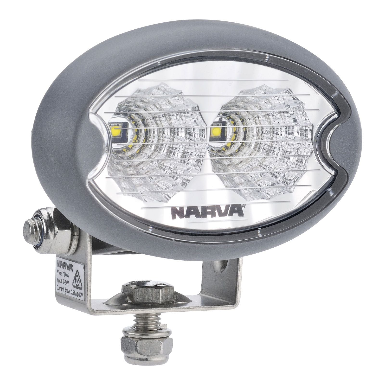 9-64V LED Work Lamp Flood Beam - 1000 lumens
