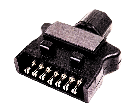 7 Pin Trailer Plug Flat - Magnetized