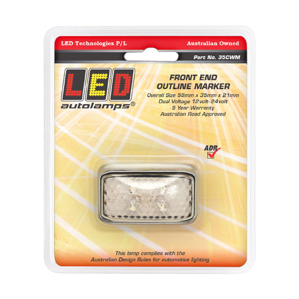 35 Series Chrome Premium Original Design 100% Water proof 12-24 Volt
