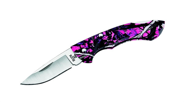 BUCK NANO BANTAM 1 7/8"  BLADE FOLDER MUDDY GIRL