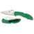 Delica 4 Lightweight Green Flat Ground Plain Blade