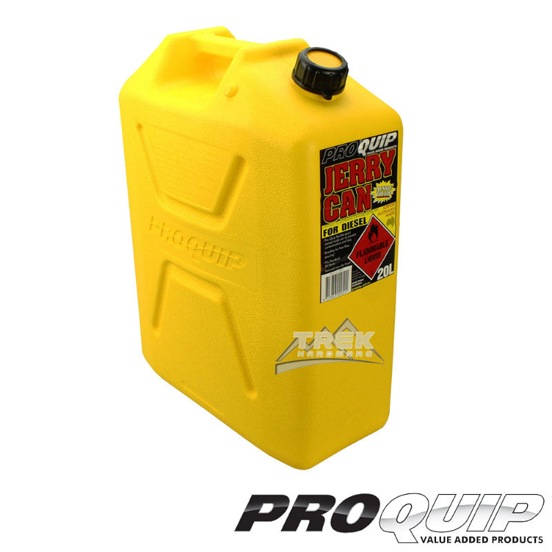 Fast Flow 20L Plastic Fuel Can Yellow (Diesel)