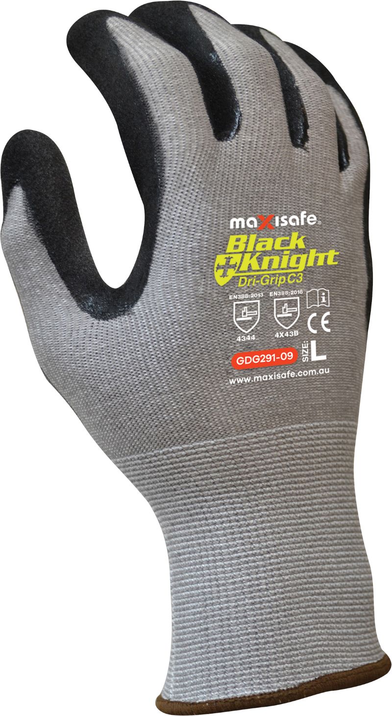 Black Knight Dri-Grip Cut 3 with Gripmaster Coating