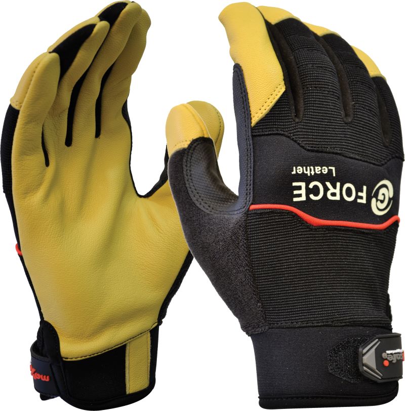 G-Force Leather Mechanics glove with leather palm