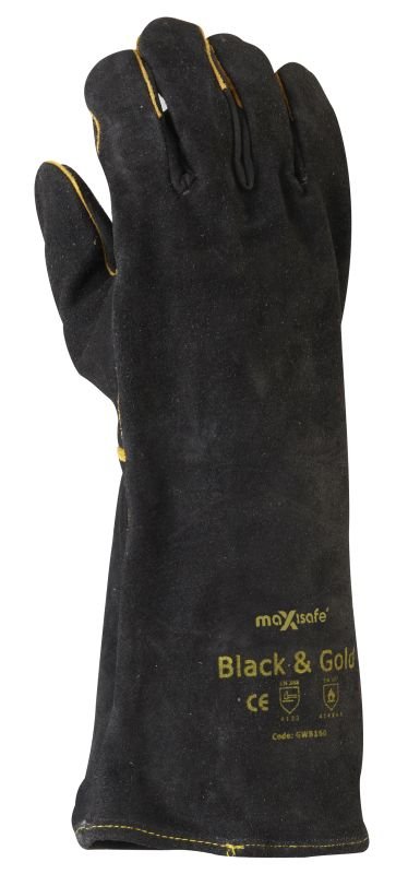 Black and Gold Welders glove
