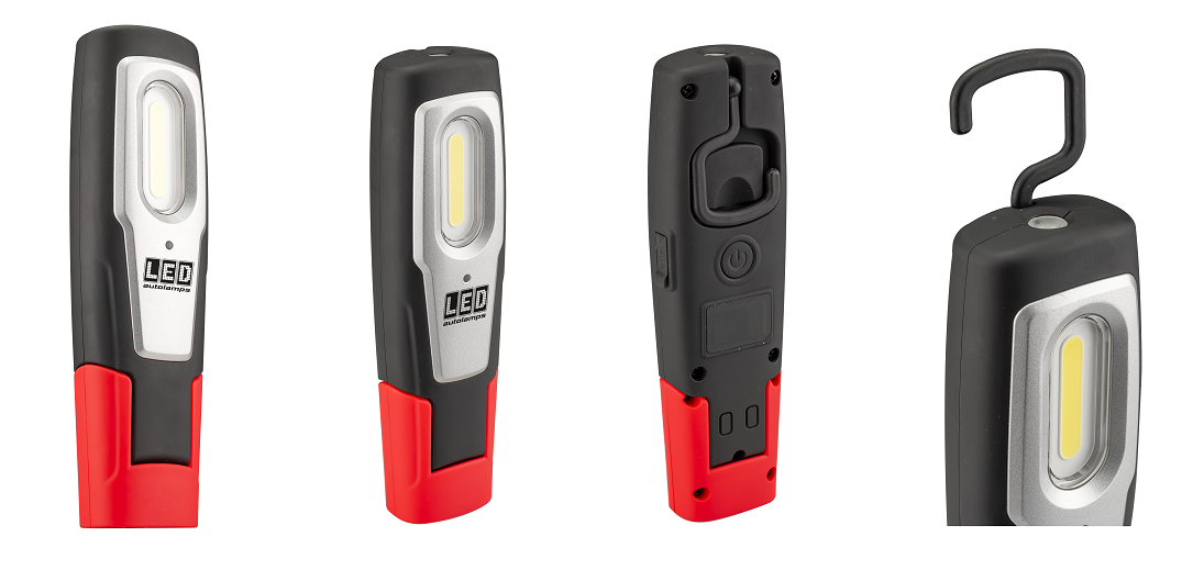 RECHARGEABLE WORKSHOP INSPECTION LAMP WORKLIGHT FUNCTION WITH TOP TORCH 7 POSITI