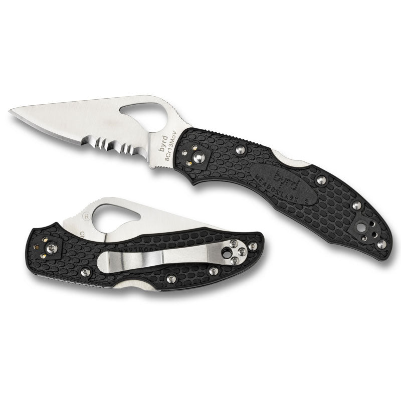 Meadowlark 2 Lghtwt Bl Plain And Serrated Blade