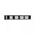 Plastic Louvre Vent 70X445 Blk