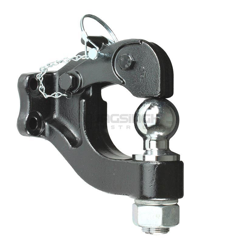 Pintle Hook With Towball Rated 8 Tonne