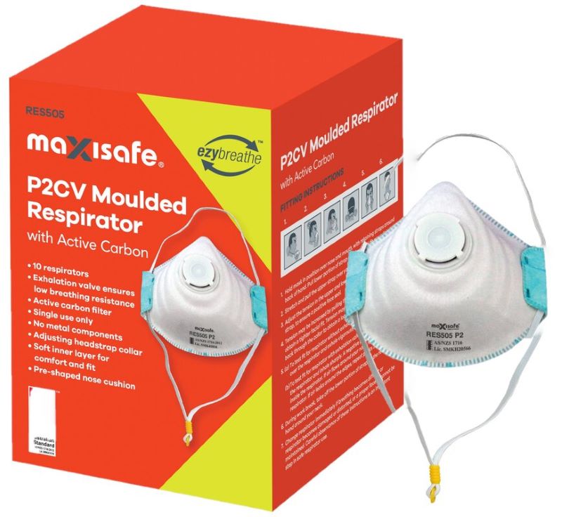 Maxisafe P2 respirator box of 10