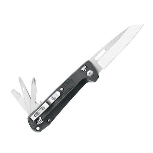 LEATHERMAN FREE K2 MULTI FUNCTION POCKET KNIFE - GREY