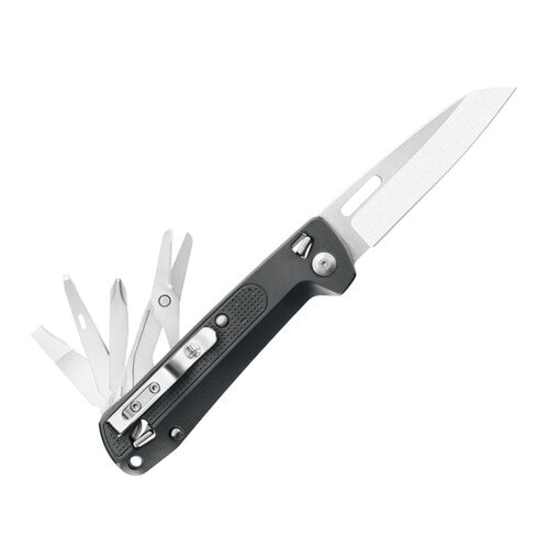 LEATHERMAN FREE K4 MULTI FUNCTION POCKET KNIFE - GREY