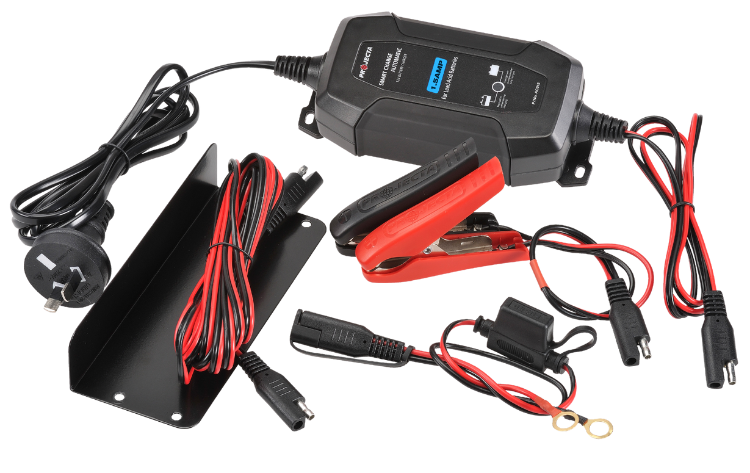 12V AUTOMATIC 1.5 AMP 4 STAGE BATTERY CHARGER