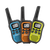 TRI COLOR 80 Channel UHF CB Handheld Radio (Walkie-Talkie) with Kid Zone