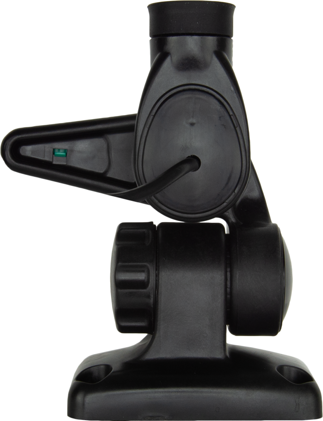 DOUBLE SWIVEL RECTANGULAR ANTENNA BASE - SUIT AW36XX WHIPS - BLACK
