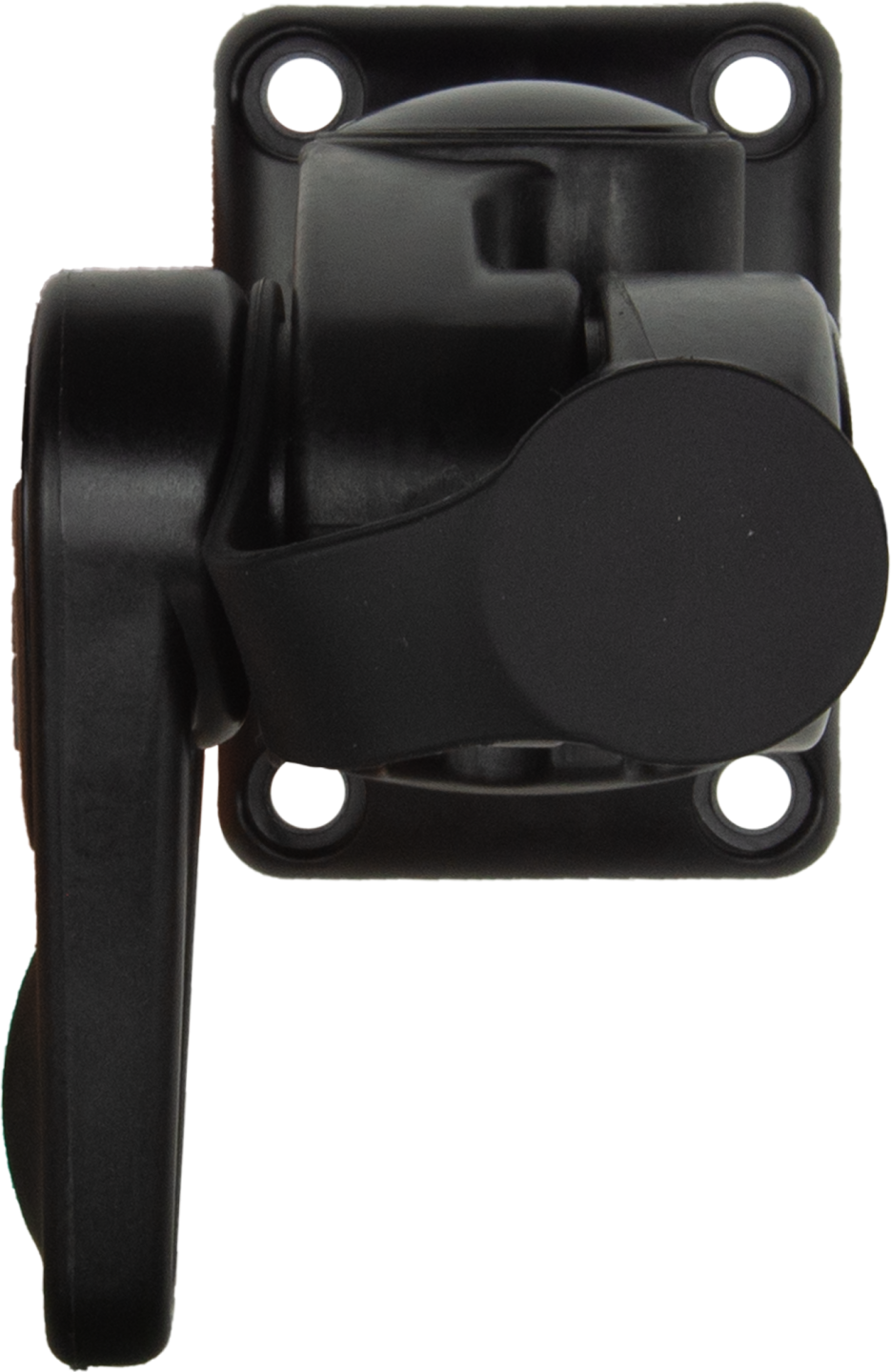 DOUBLE SWIVEL RECTANGULAR ANTENNA BASE - SUIT AW36XX WHIPS - BLACK